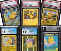 Random Pull Pikachu Pokemon Graded Card
