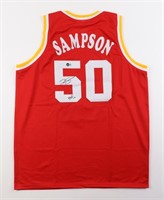 Autographed Ralph Sampson HOF 12 Jersey