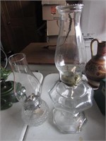 2 oil lamps