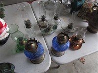 9 oil lamps