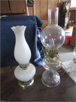 2 oil lamps