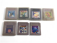 Game Boy Games-Pac Man,Tetris, Frogger