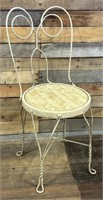 Wrought Iron Ice Cream Parlor Chair