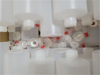 60 Pcs 16 oz Plastic Condiment Squeeze Bottles