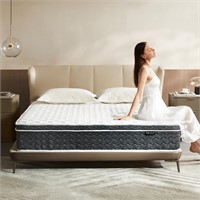 Ablyea King Hybrid Mattress 12 Inch Gel Foam