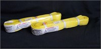 2) NOS 10'x2" Ancra Tapered Loops Lifting Sling