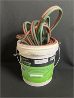 Large Cutting Torch Gas Hose In Bucket