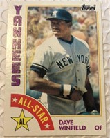 1984 Topps Dave Winfield - All Star #402 - HOF