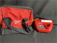 Milwaukee M12 Battery Charger Bag