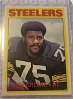 1972 Mean Joe Greene - Steelers Hall Of Fame
