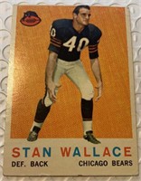 1959 Topps Football Stan Wallace - Bears