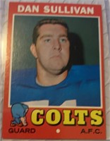 1971 Topps Football - Colts - Dan Sullivan  108