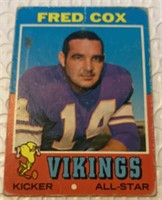 1971 Topps Football - Vikings - Fred Cox  96