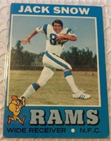 1971 Topps Football -Rams -Jack Snow  44