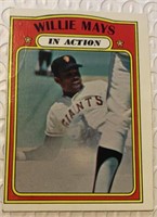 1972 Topps - Willie Mays In Action