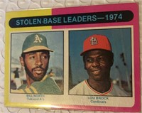 1975 Topps - Stolen Base Leaders - Brock