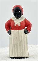 Mammy cast iron bank approx 5 inches