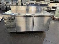 67" x 36" 2 Door Refrigerated Worktop Cooler