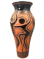 Gary Childs Large Glazed Terra Cotta Vase