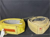 2) 20ft x 6" Preowned Lifting Straps Slings