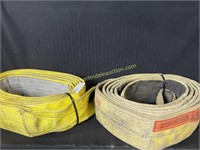 2) 20ft x 6" Preowned Lifting Straps Slings