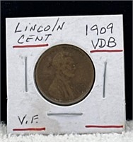 1909 V.D.B. Lincoln Wheat Penny