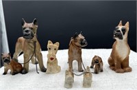 Miscellaneous group of collectible dogs i