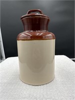 McCoy pottery #252 milk can style canister with