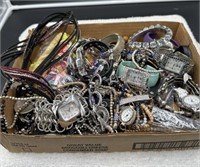 Costume Jewelry Lot of Watches and Bracelets