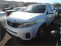 2015 Kia Sorento 5XYKT3A66FG615451 White