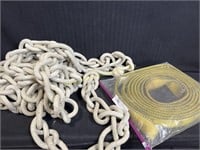 20ft x 2" Lifting Strap & 100ft Rope Lot