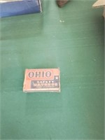 Vintage Ohio safety matchbox