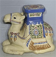 Camel Ceramic Garden Stool
