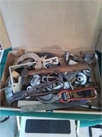 Box of tools and hardware
