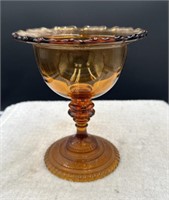 Amber colored compote