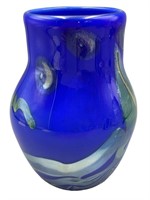 R. Phibbs Signed Contemporary Art Glass Vase