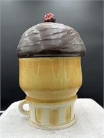 Ice cream cone cookie jar