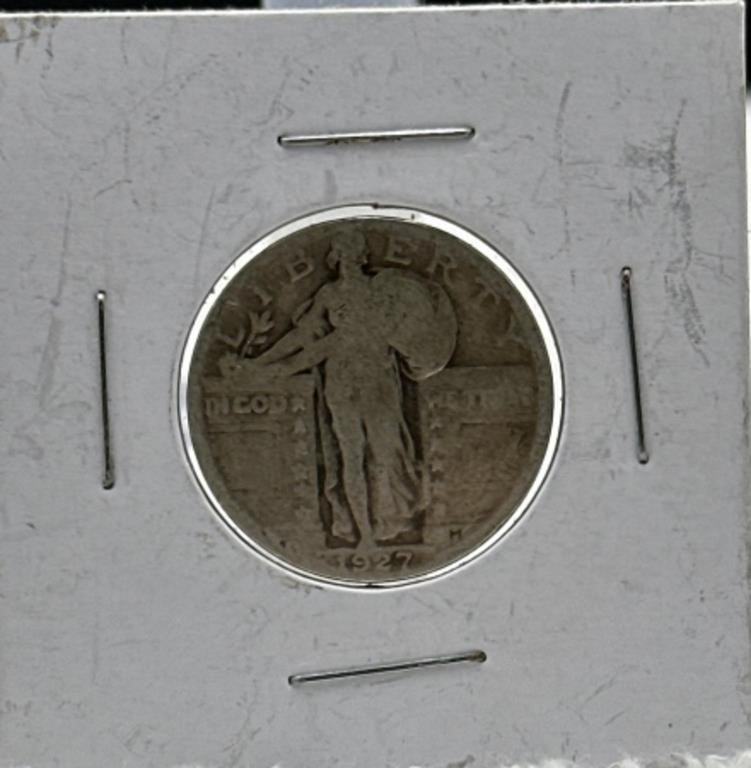 1927 standing liberty silver quarter