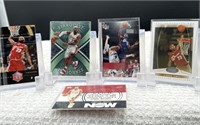 Group of 5 LeBron James cards