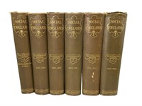 Vintage Social England Illustrated Books Set