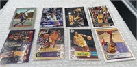 Group of 8 Kobe Bryant Cards