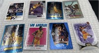 Lot of 8 Kobe Bryant Cards