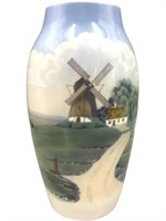 Copenhagen B&G Denmark Hand Painted Vase