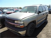 2003 Chevrolet Tahoe 1GNEC13Z33R307800 Gray