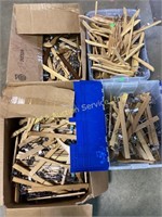 Wooden hangers, assorted, including wooden, pant
