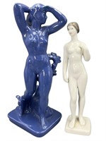Hollohaza & Arthur Percy Porcelain Nude Figures
