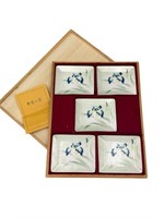 Kurimoto 60th Ann. Shippo Yaki Boxed Mini Plates