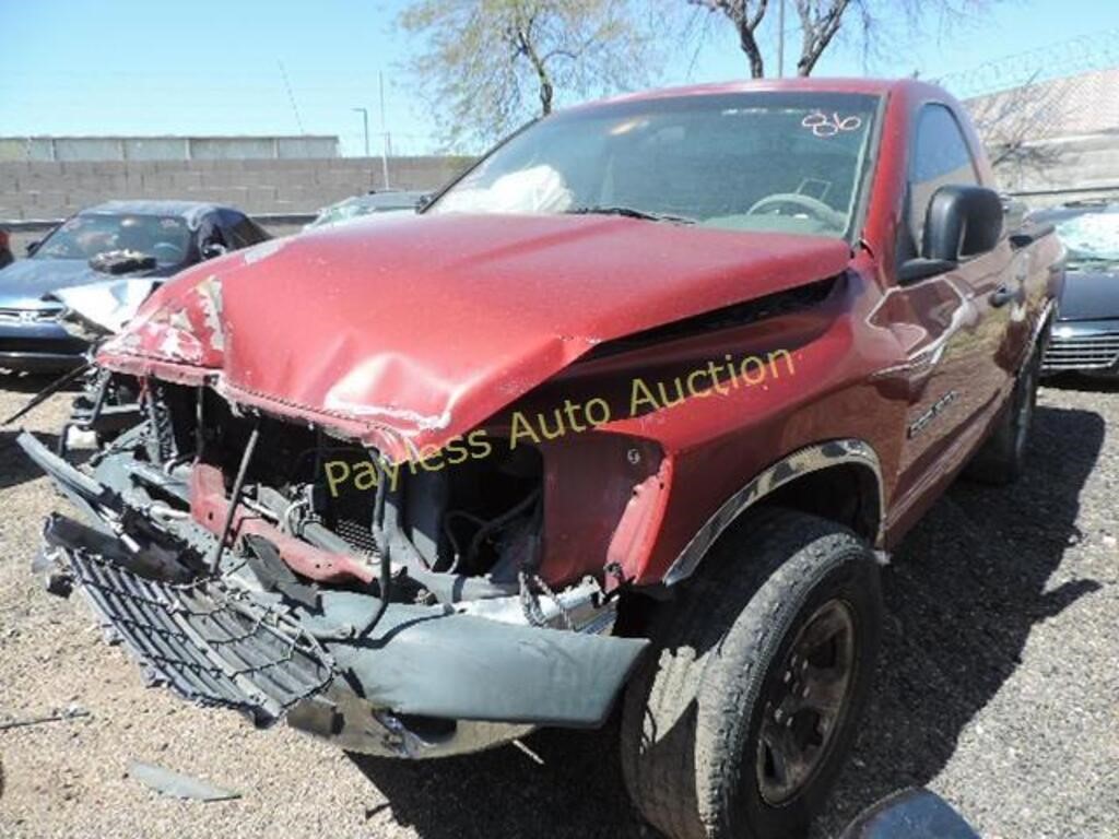 2006 Dodge Ram 1D7HA16KX6J135168 Red