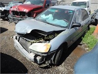 2001 Honda Civic 1HGES15211L053968 Silver