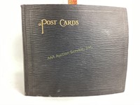 Postcards and postcard album 182 Cards in